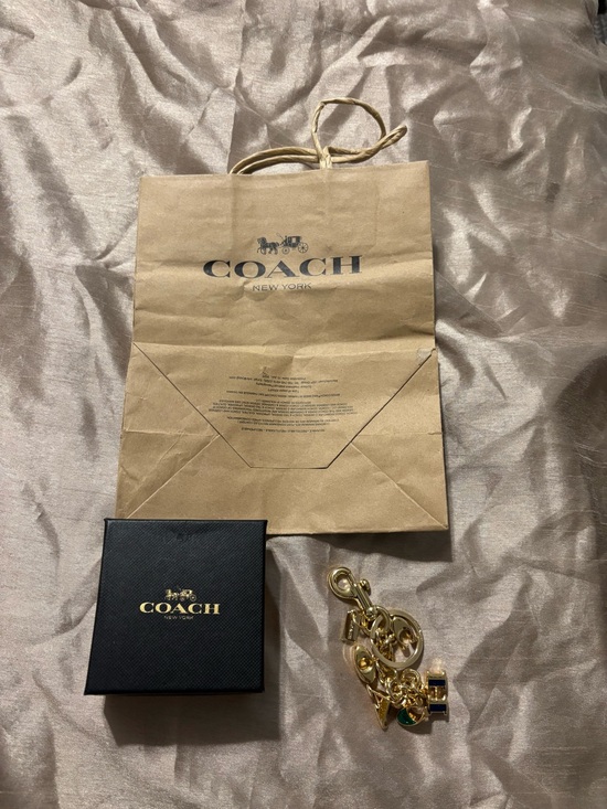 Coach Accessories - COACH Black Box with Gold Logo